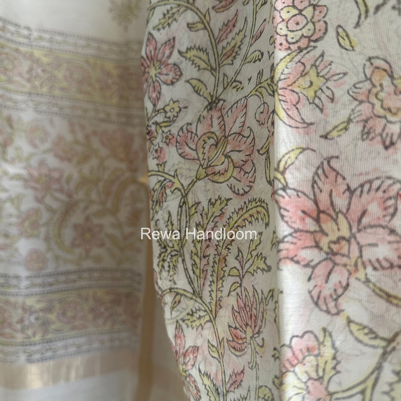 Maheshwari Top-Dupatta