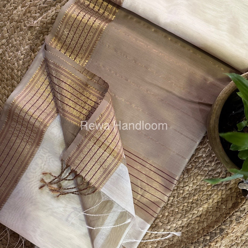 Maheshwari Zari Border Saree