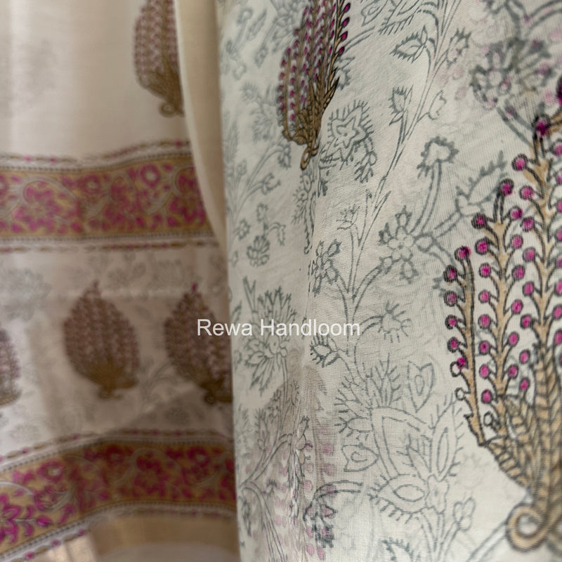 Maheshwari Top-Dupatta