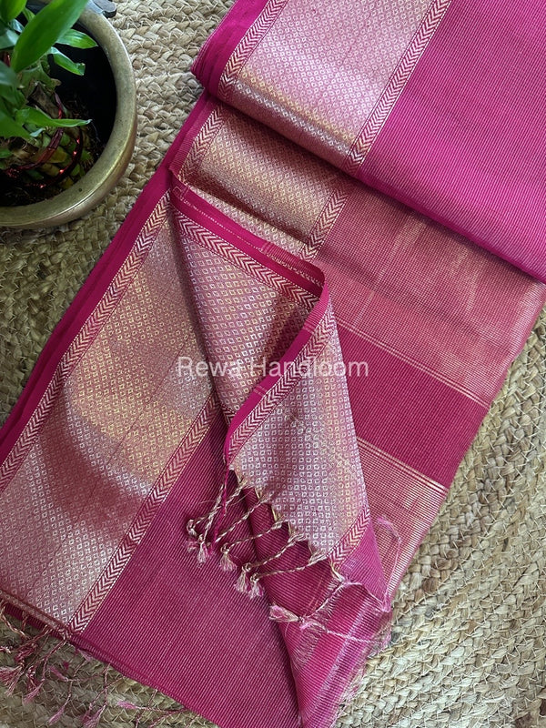 Exclusive Maheshwari Tissue Silk Saree