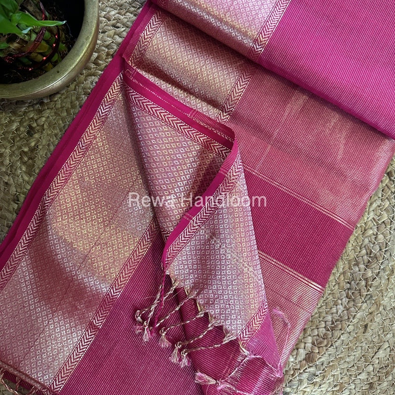 Exclusive Maheshwari Tissue Silk Saree
