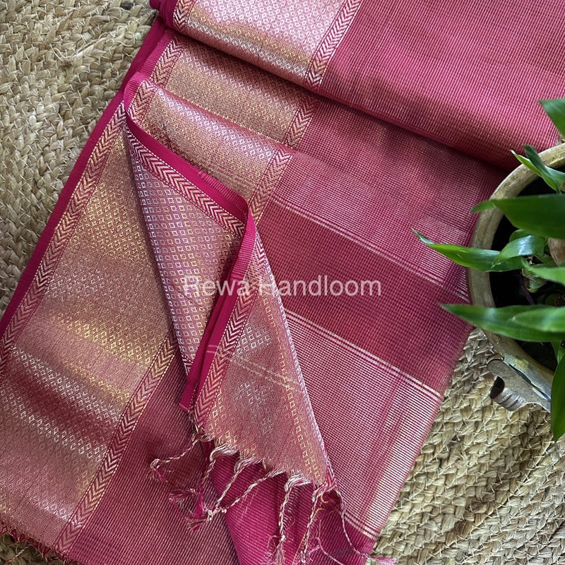Exclusive Maheshwari Tissue Silk Saree