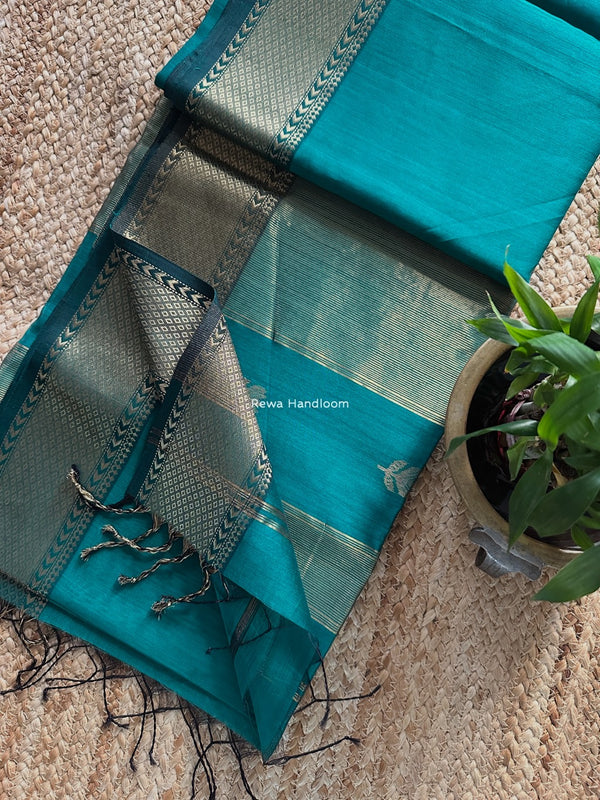 Maheshwari Lotus Butta Saree