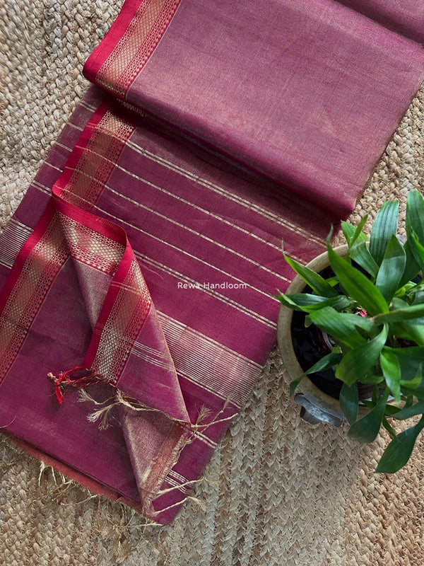 Maheshwari Tissue Silk Saree