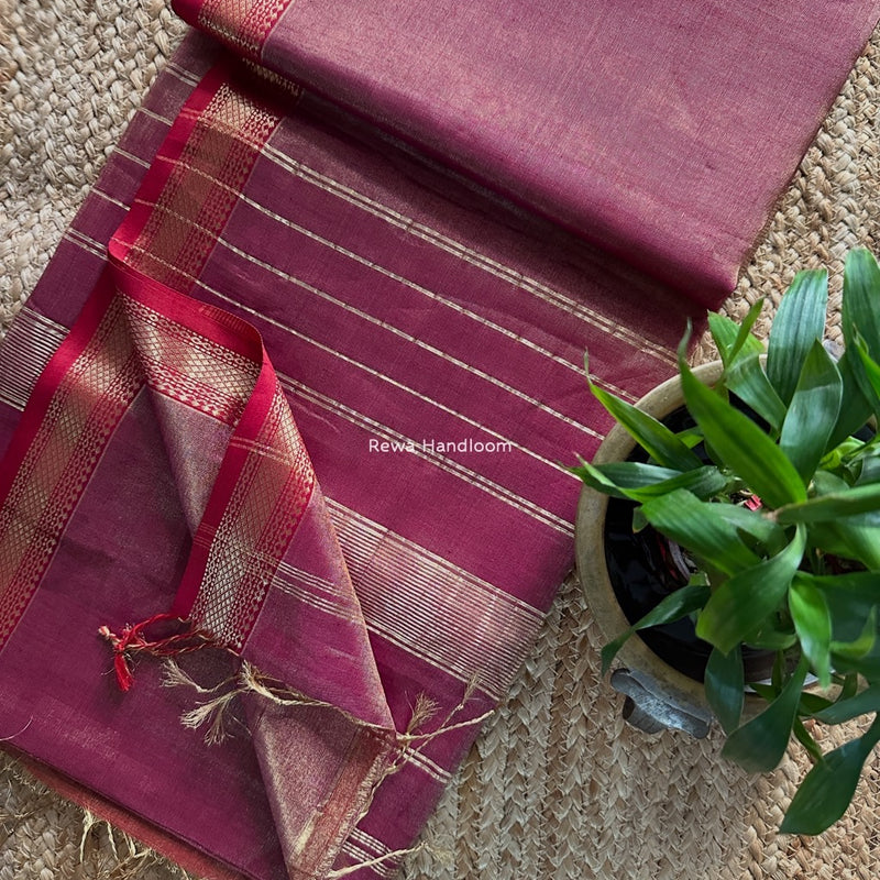 Maheshwari Tissue Silk Saree
