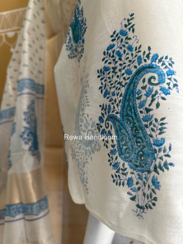 Maheshwari Top-Dupatta