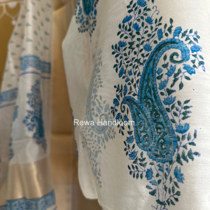 Maheshwari Top-Dupatta