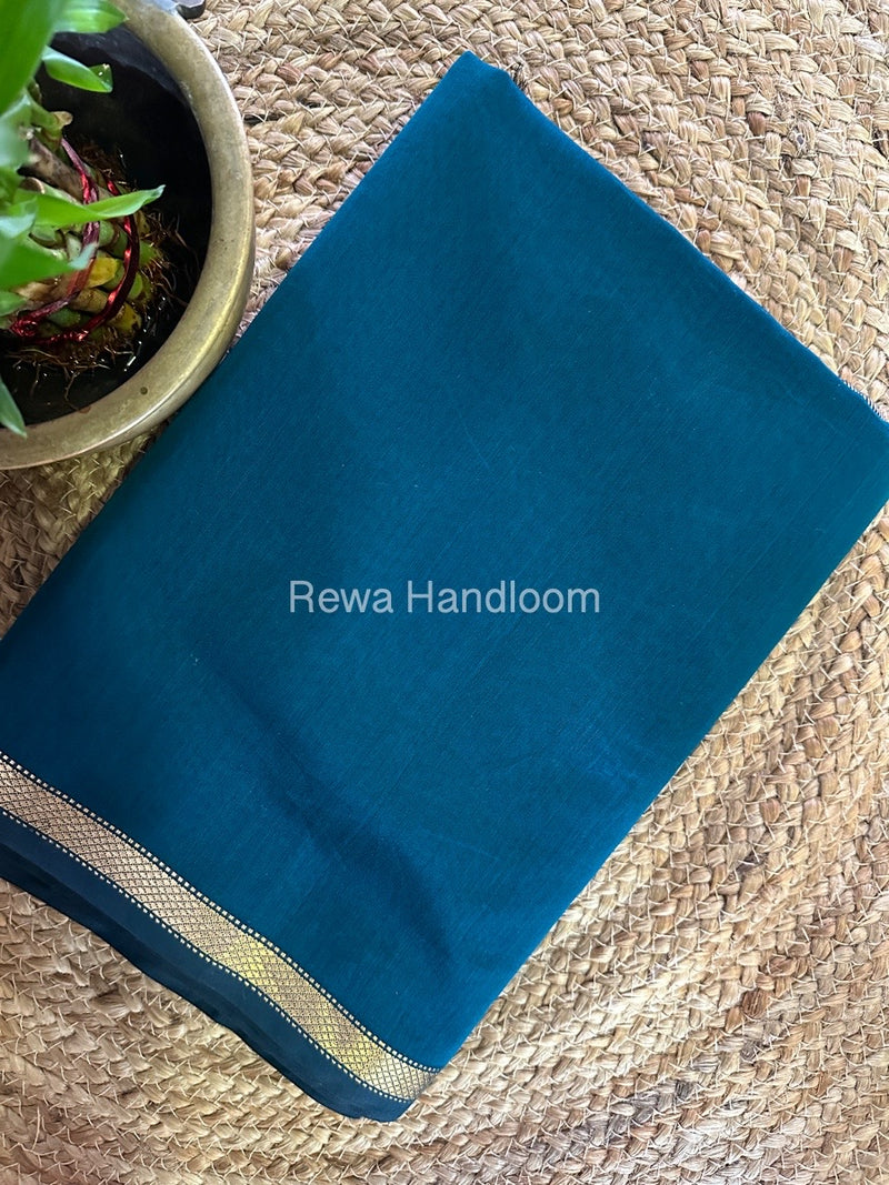 Maheshwari Rama Green Gichha Pallu Saree GP062