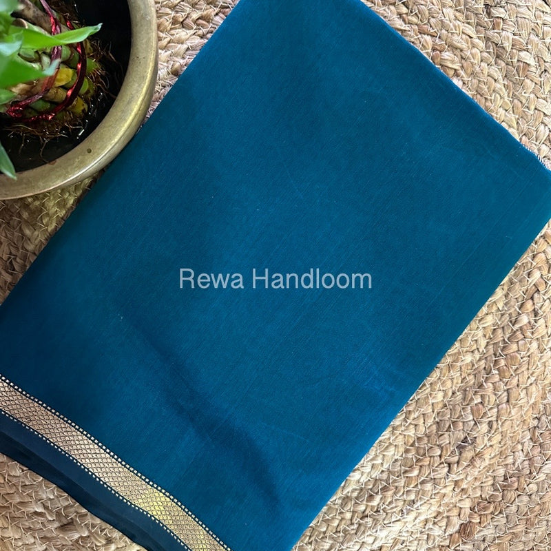 Maheshwari Rama Green Gichha Pallu Saree GP062