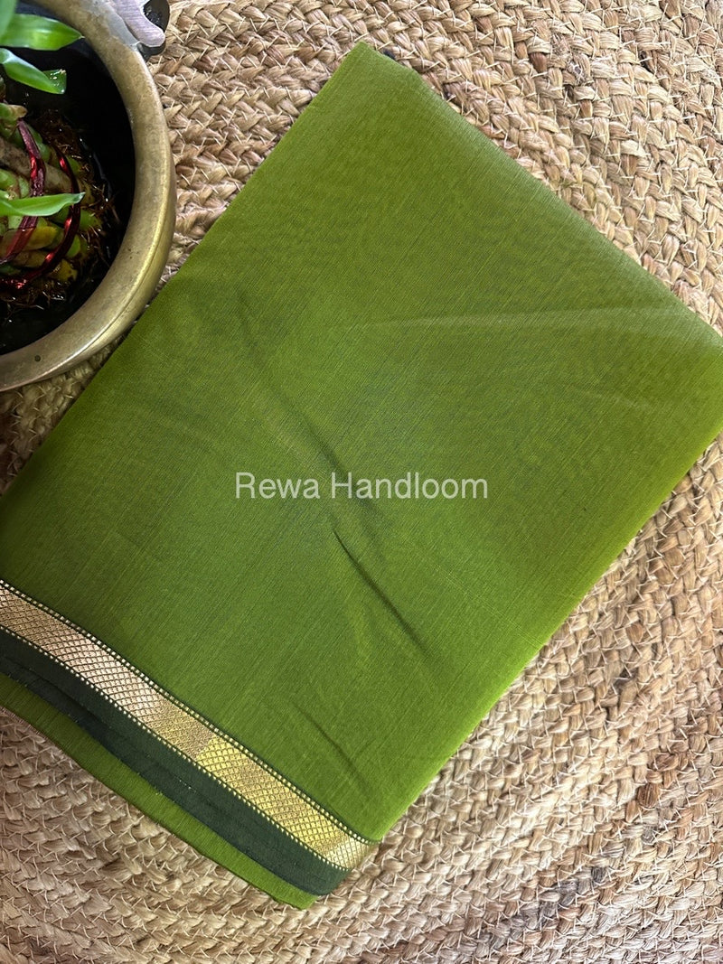 Maheshwari Mehendi Green Gichha Pallu Saree GP061