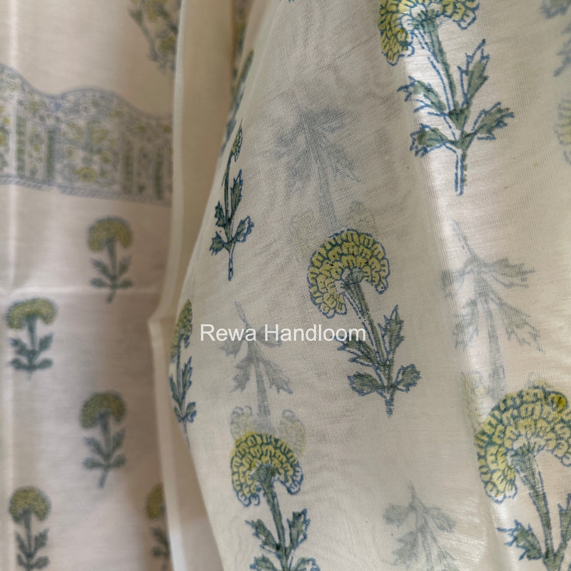 Maheshwari Top-Dupatta