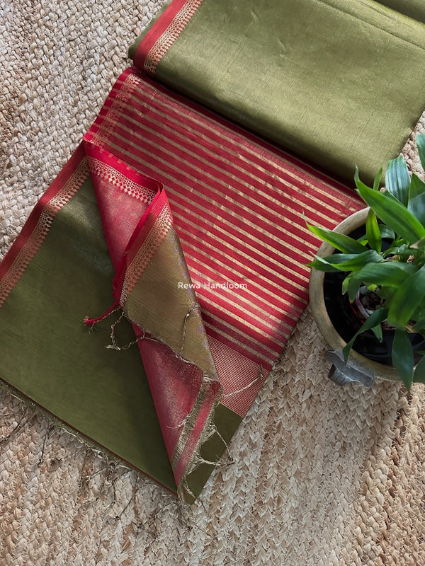 Maheshwari Tissue Silk Saree