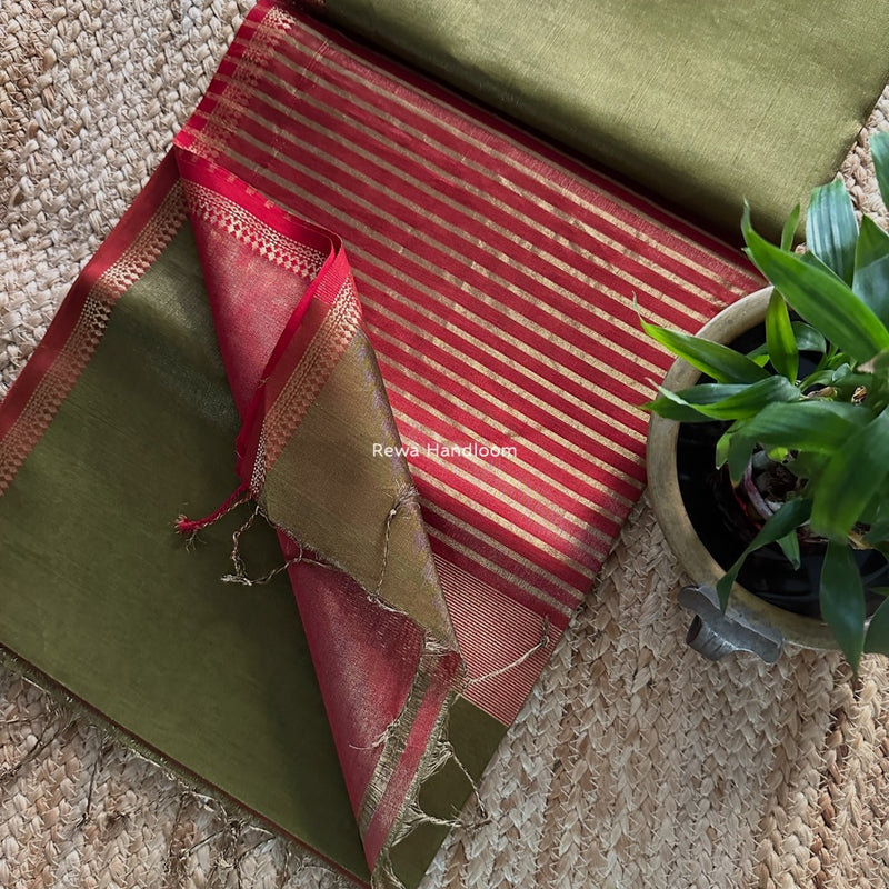 Maheshwari Tissue Silk Saree