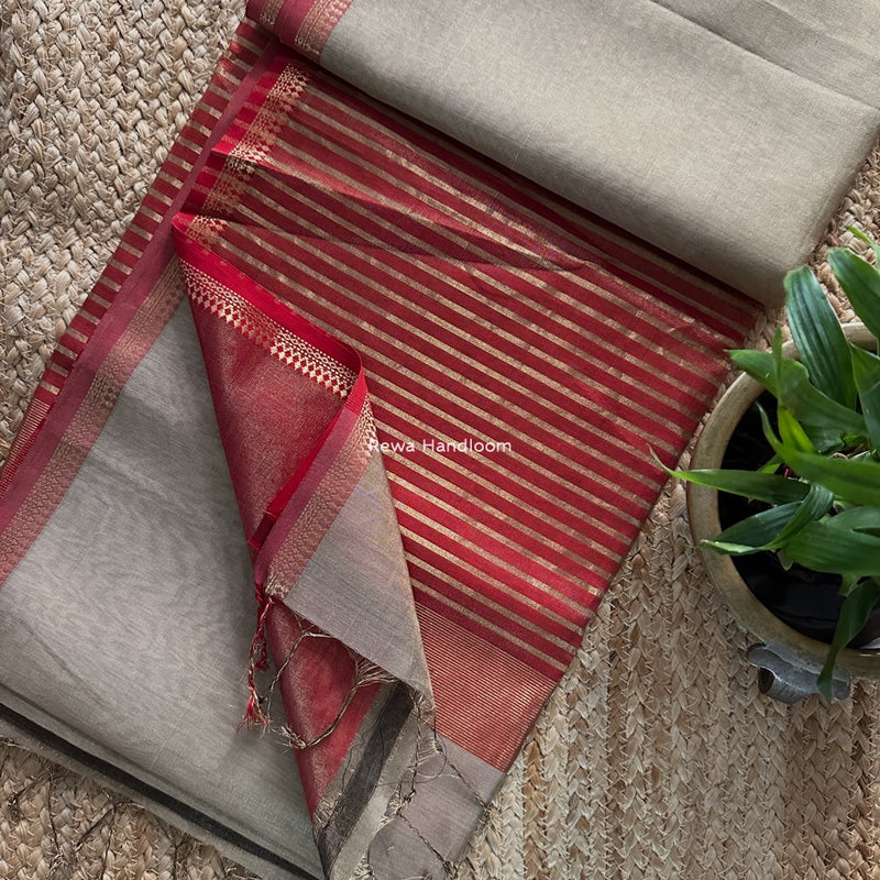 Maheshwari Tissue Silk Saree