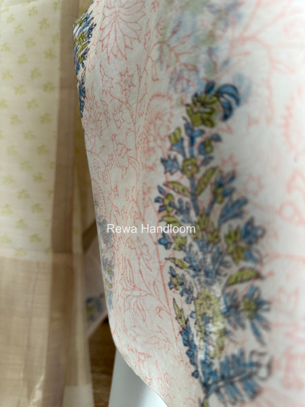 Maheshwari Top-Dupatta