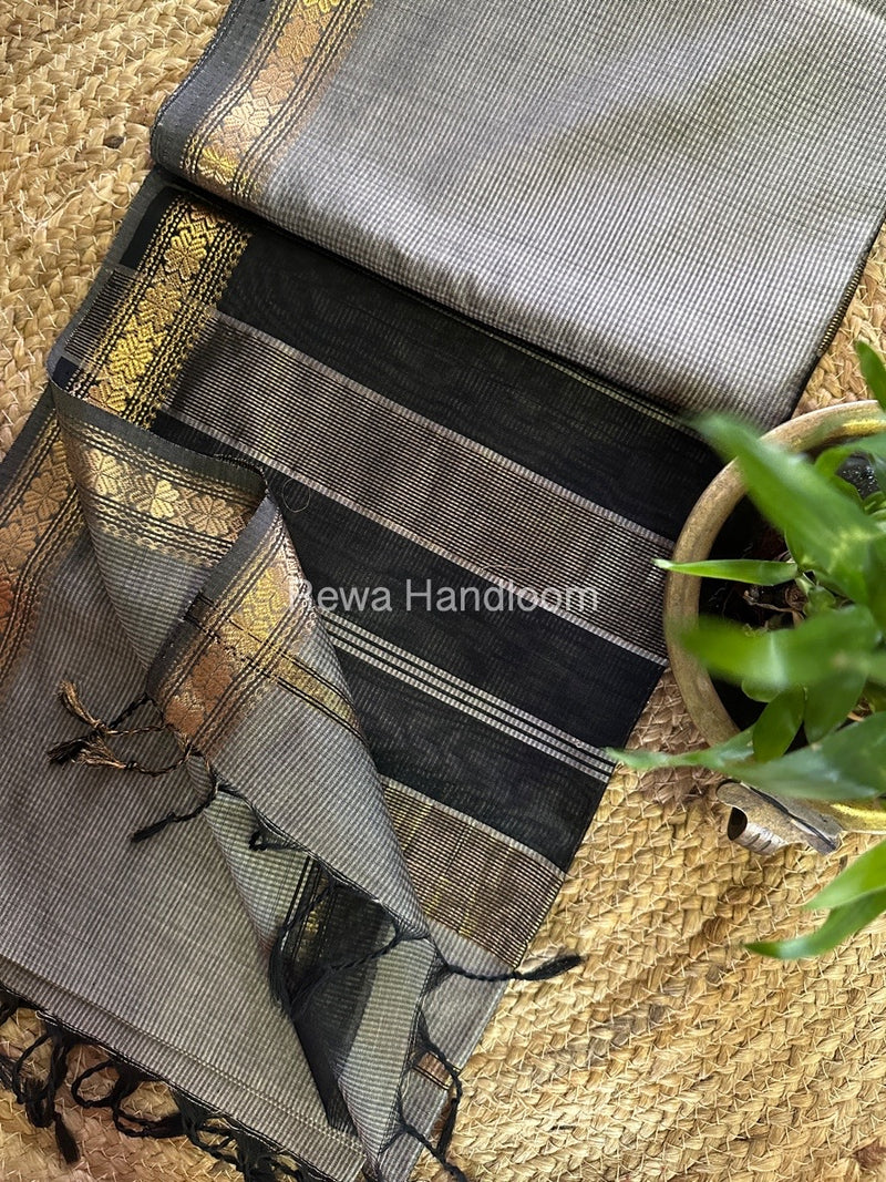 Maheshwari Garbha Reshami Silk Saree