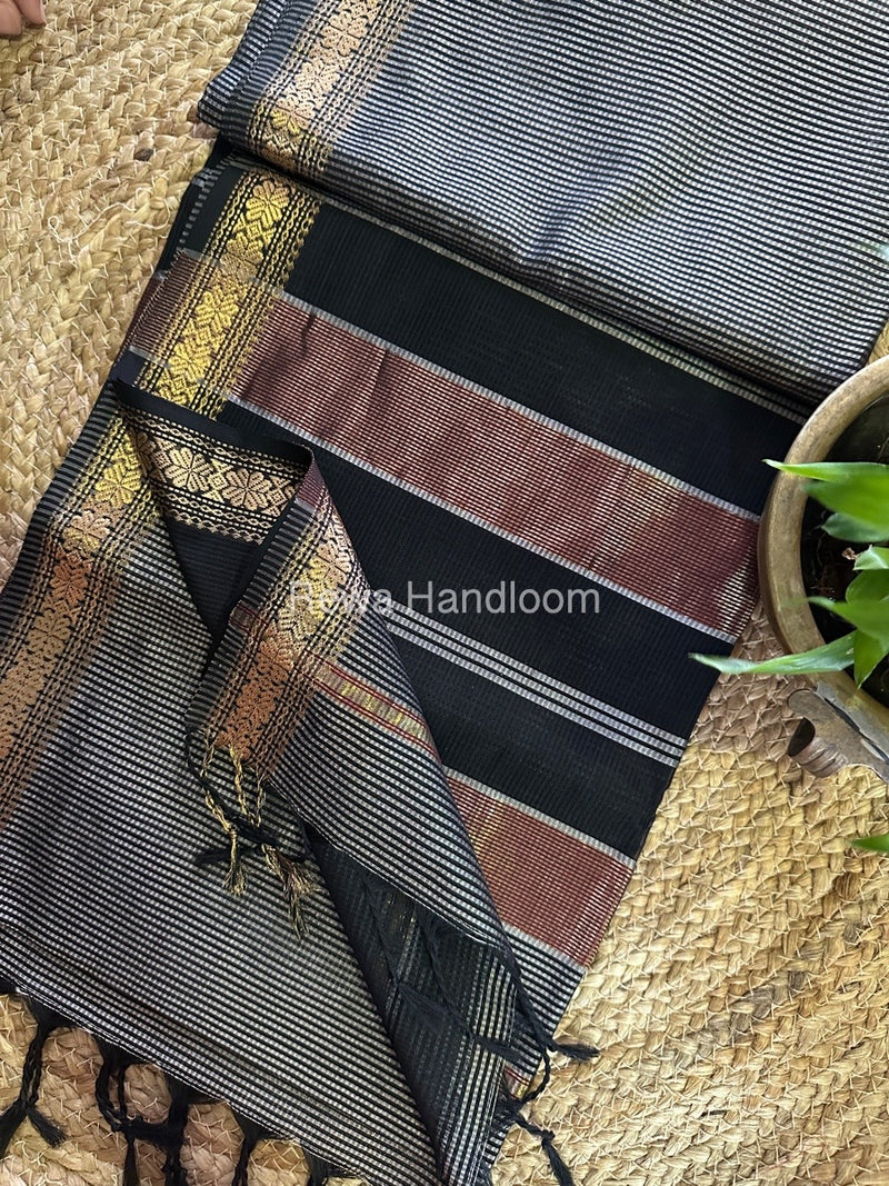 Maheshwari Garbha Reshami Silk Saree