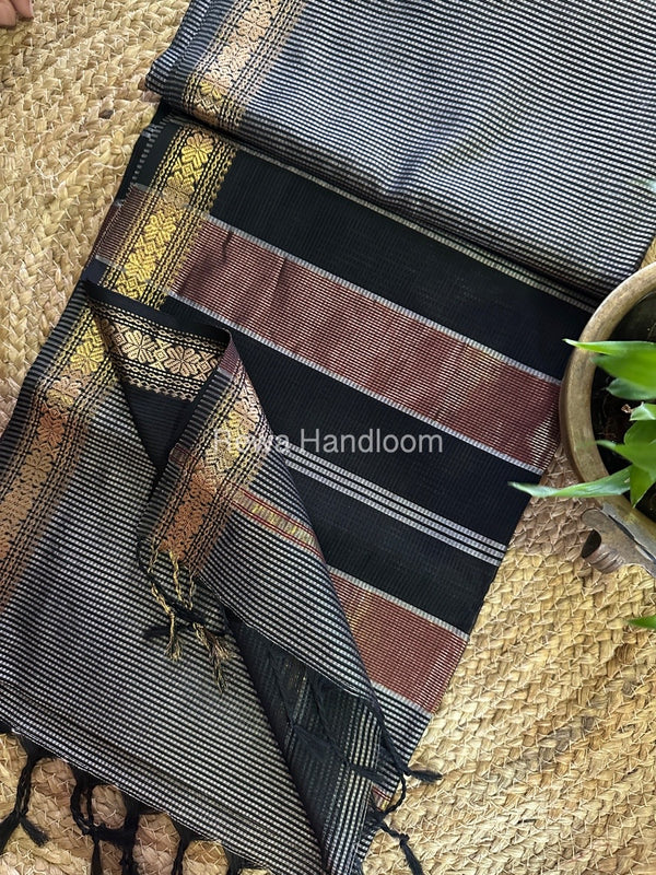 Maheshwari Garbha Reshami Silk Saree