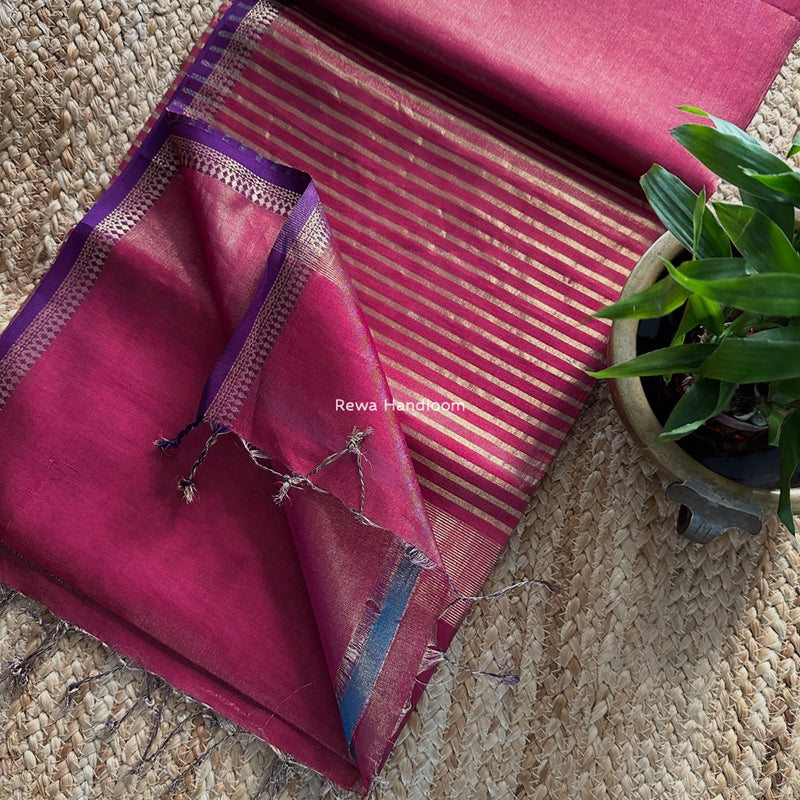 Maheshwari Tissue Silk Saree