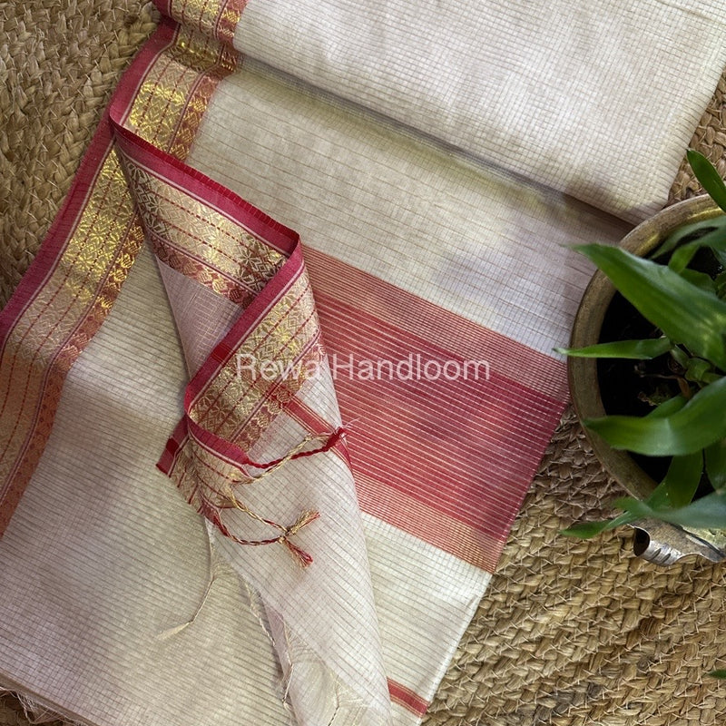 Maheshwari Tissue Silk Saree