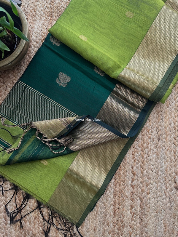 Maheshwari Lotus Butta Saree 