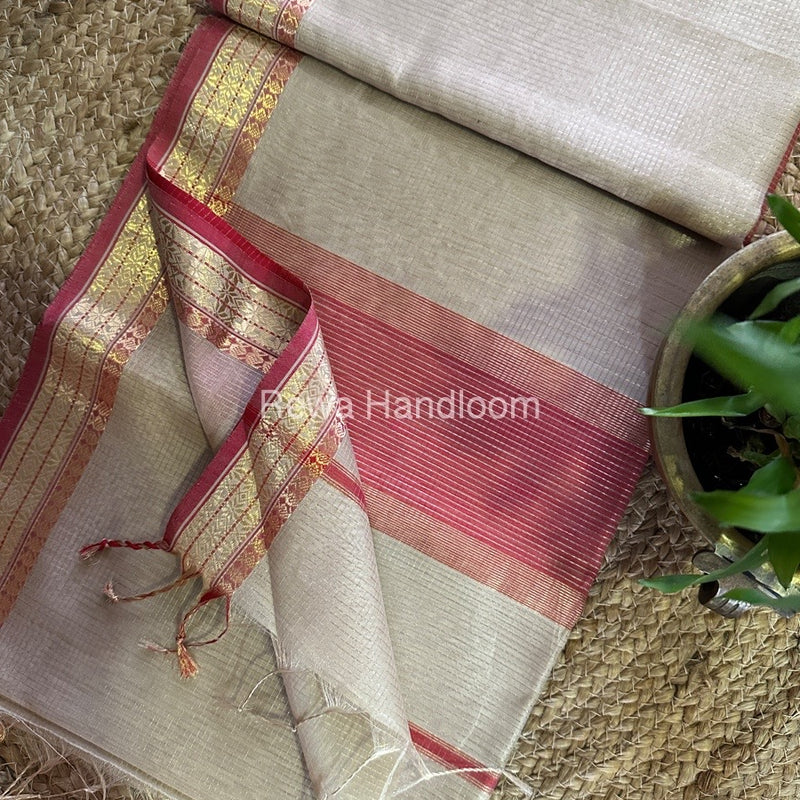 Maheshwari Tissue Silk Saree
