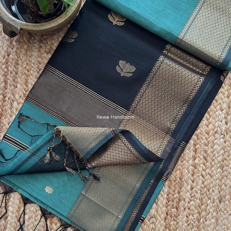 Maheshwari Lotus Butta Saree 