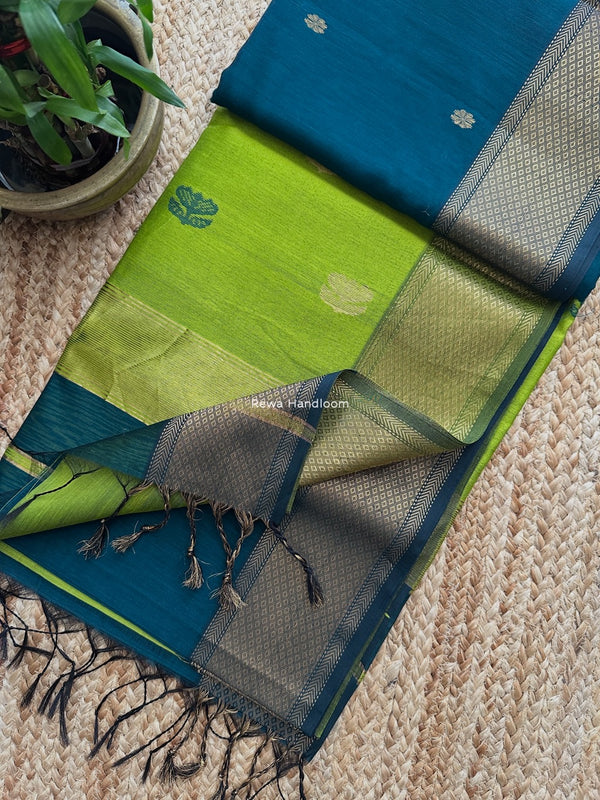 Maheshwari Lotus Butta Saree 