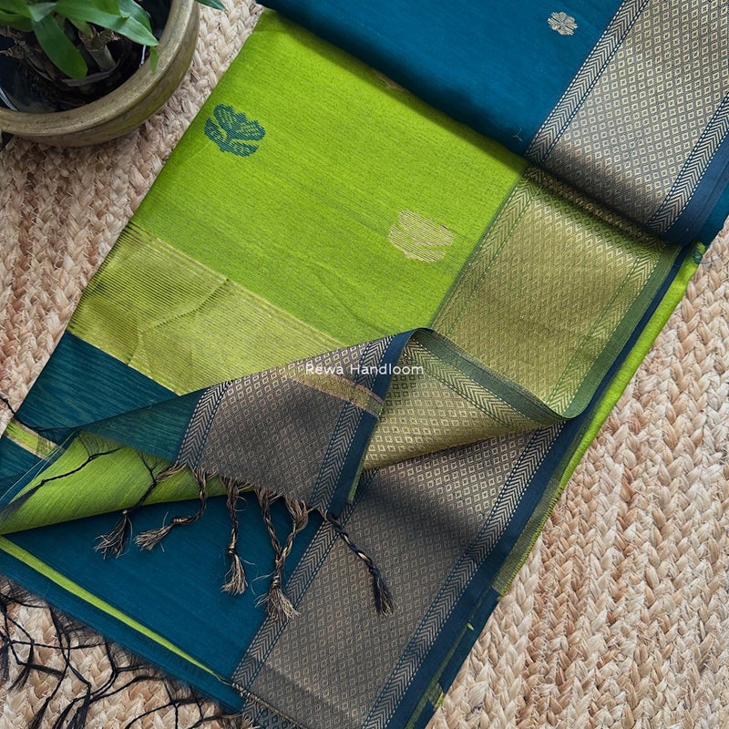 Maheshwari Lotus Butta Saree 