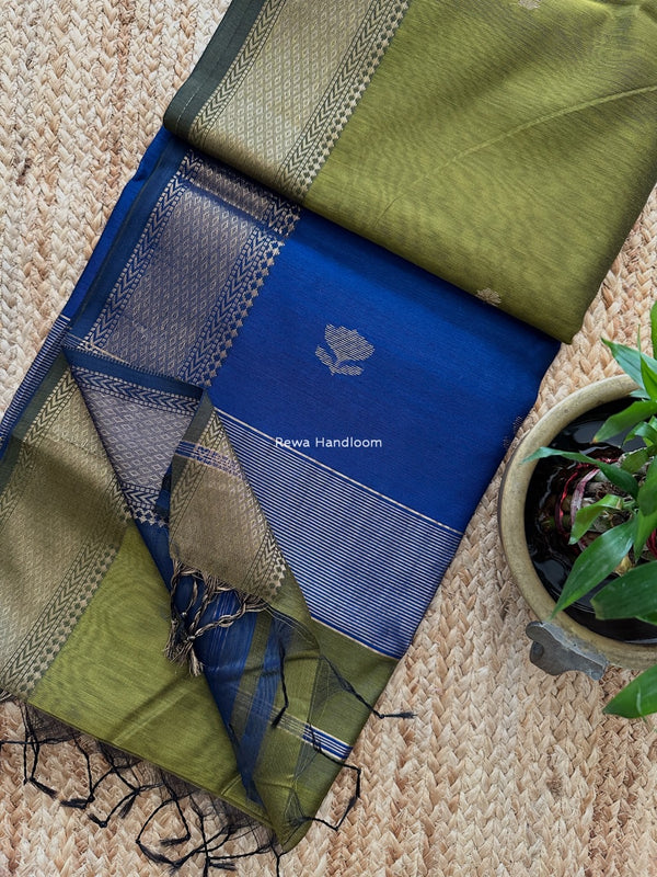 Maheshwari Lotus Butta Saree 