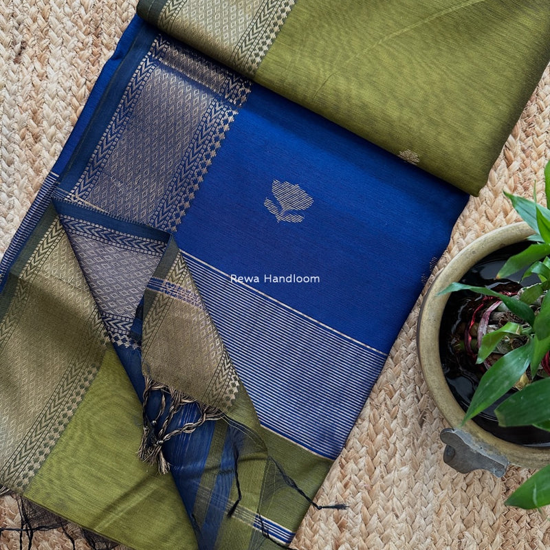 Maheshwari Lotus Butta Saree 