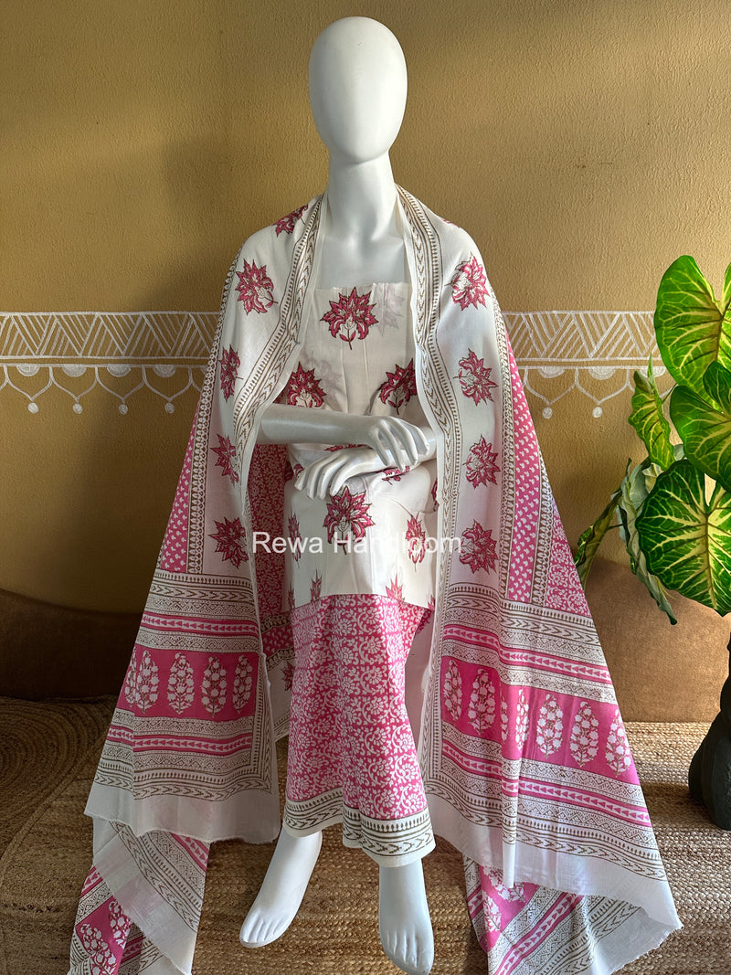 Indigo Bagh Print Suit