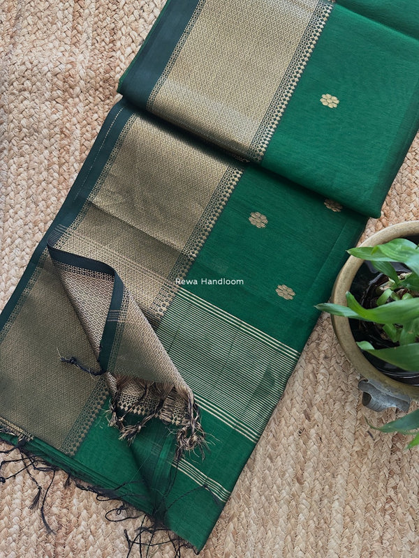 Maheshwari Flower Skirt Butti Saree