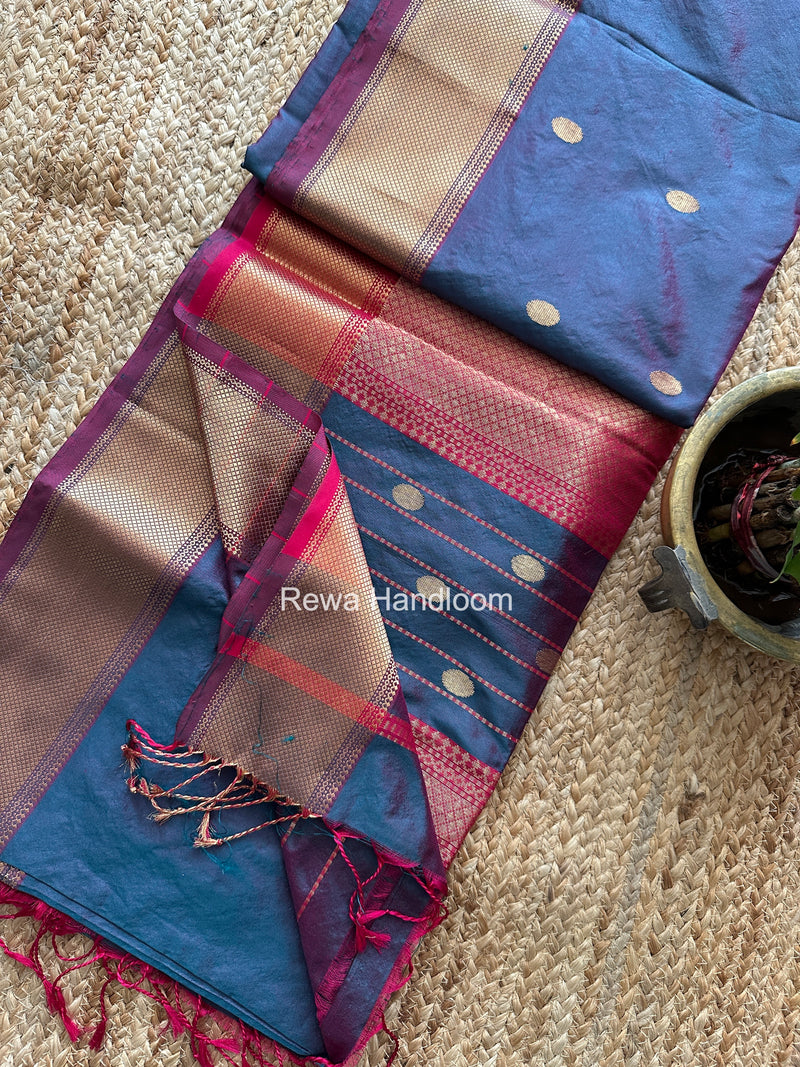 Maheshwari Pure Silk Saree
