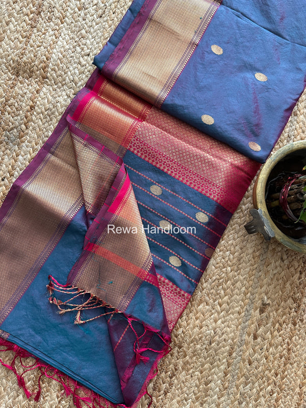 Maheshwari Pure Silk Saree