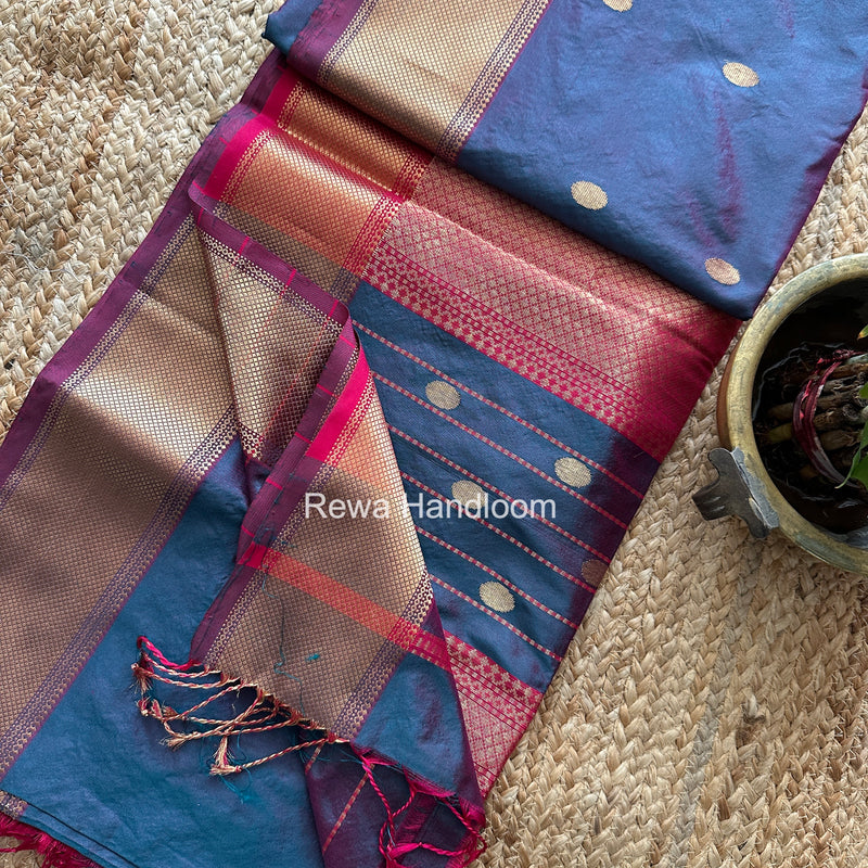 Maheshwari Pure Silk Saree