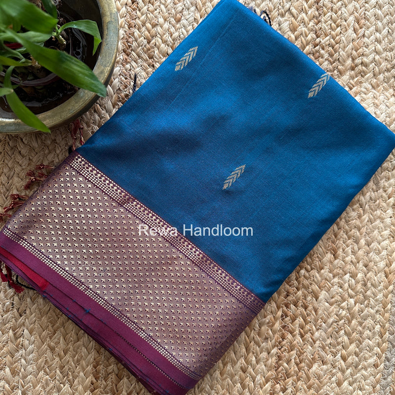 Maheshwari Morpankhi Pure Silk Saree PS078