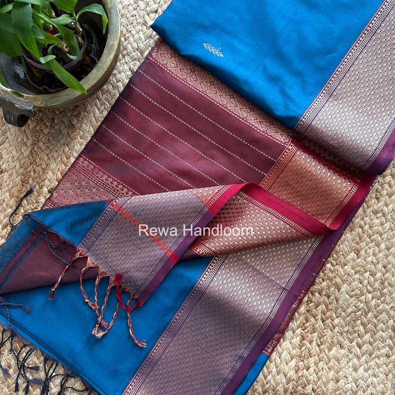 Maheshwari Pure Silk Saree