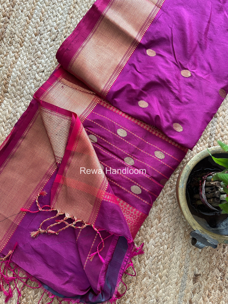 Maheshwari Pure Silk Saree