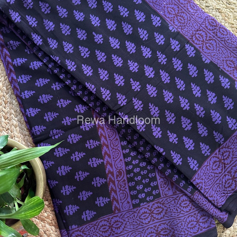 Bagh Print Cotton Saree