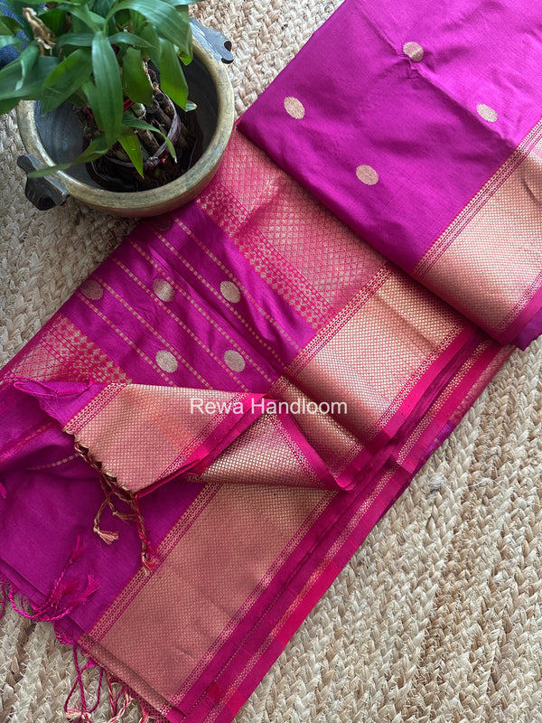 Maheshwari Pure Silk Saree