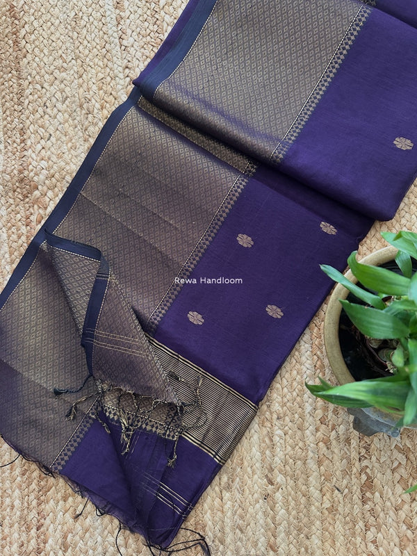 Maheshwari Flower Skirt Butti Saree