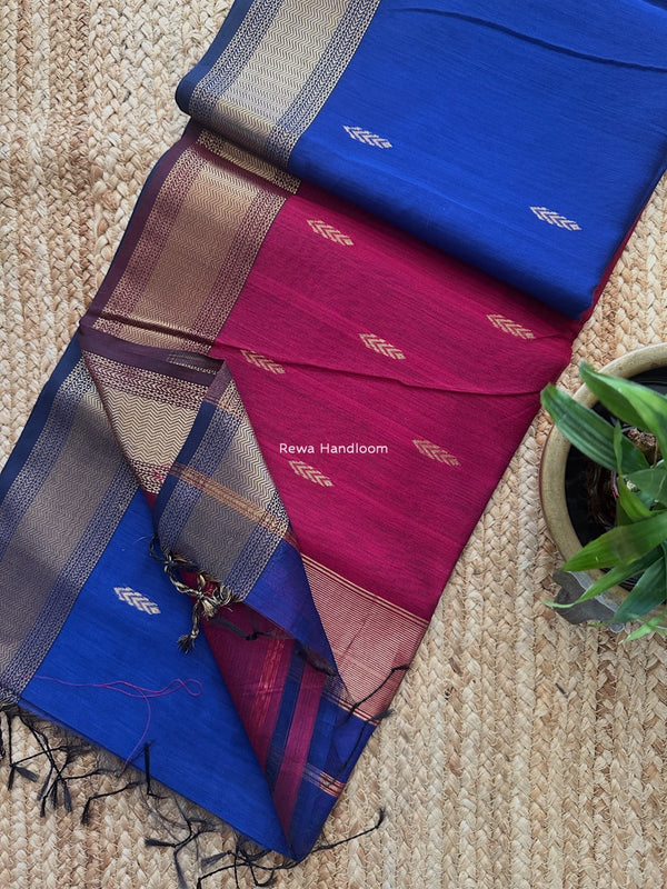 Maheshwari Flower Butti Saree