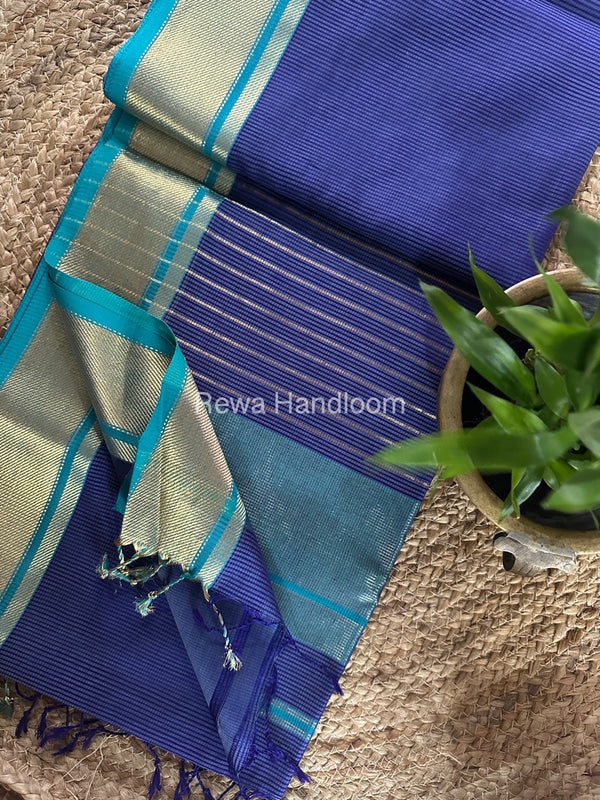 Exclusive Maheswari Self Checks Saree