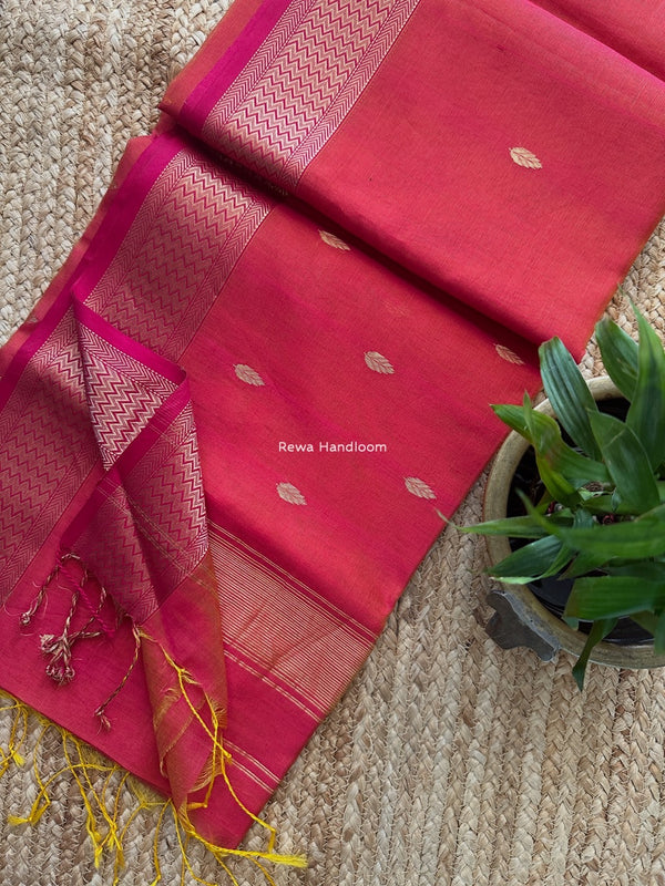 Maheshwari Flower Butti Saree 