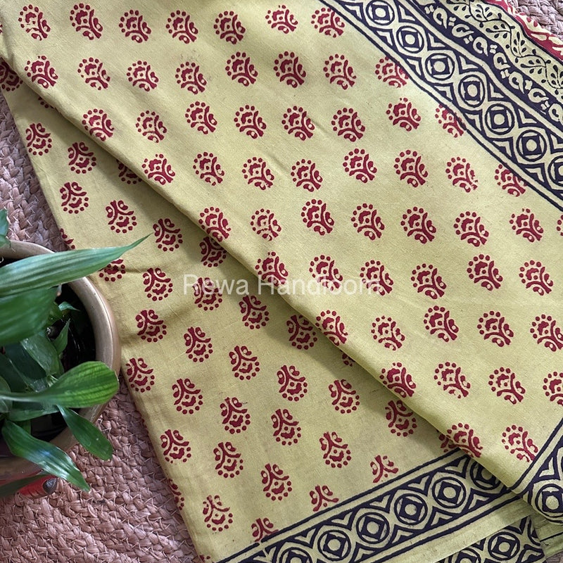  Bagh Print Cotton Saree