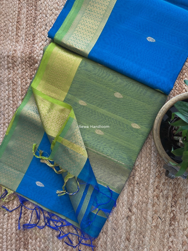 Maheshwari Flower Butti Saree