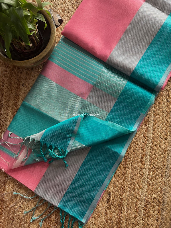 Maheshwari Resham Thread Border Saree