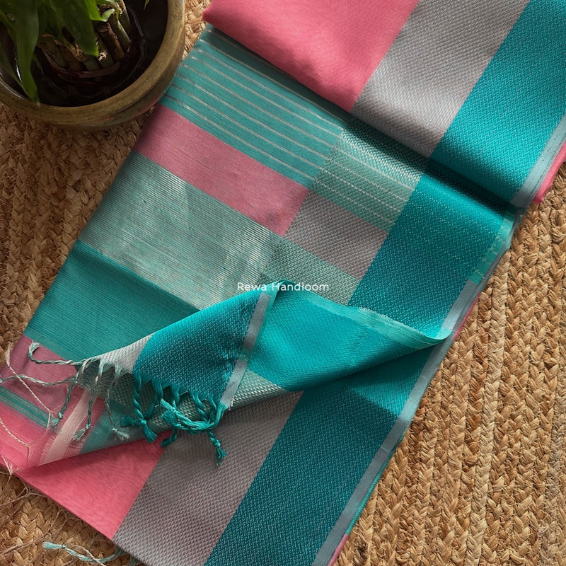 Maheshwari Resham Thread Border Saree