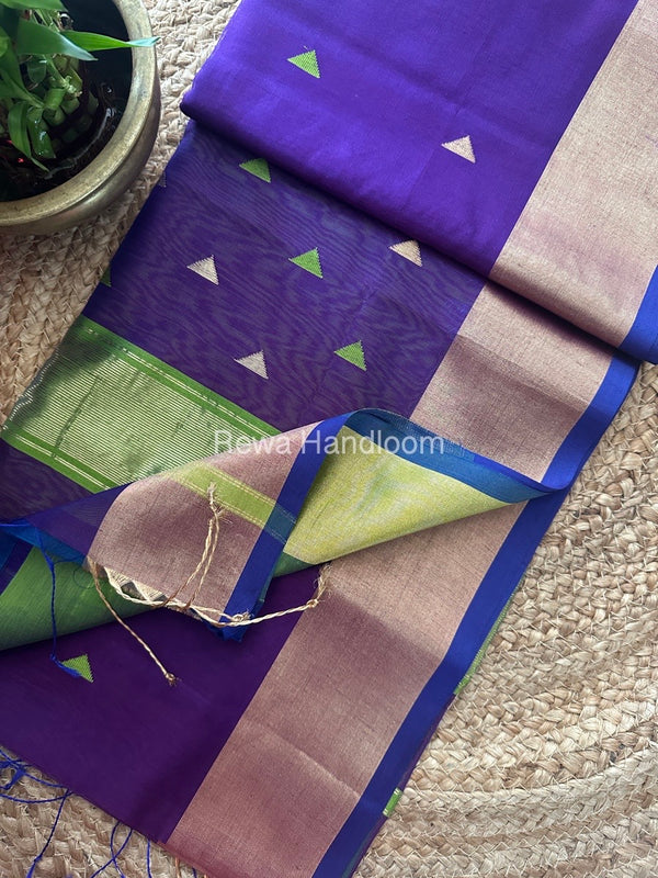 Zari Butti Maheshwari Saree